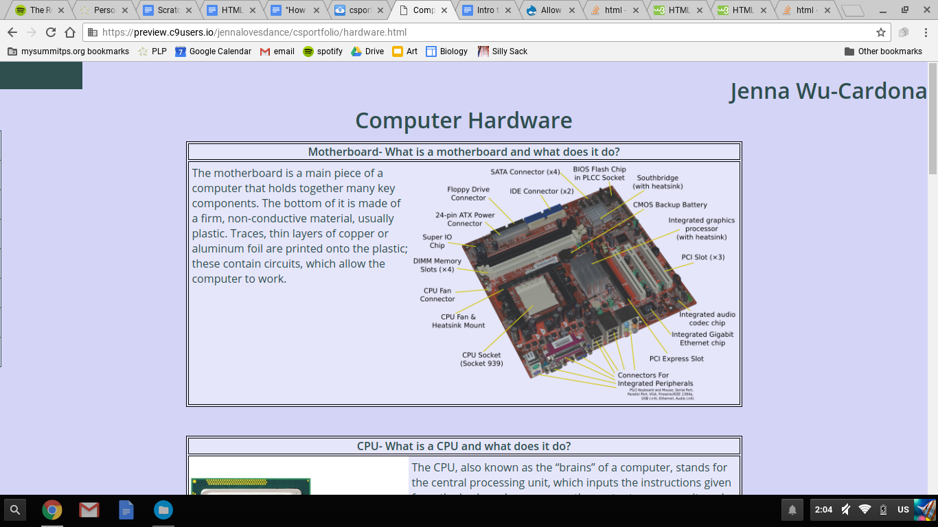 hardware screenshot